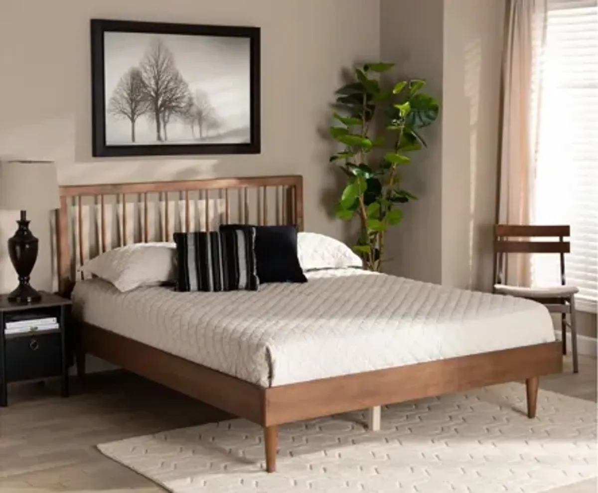 Sora Mid-Century Full Size Platform Bed