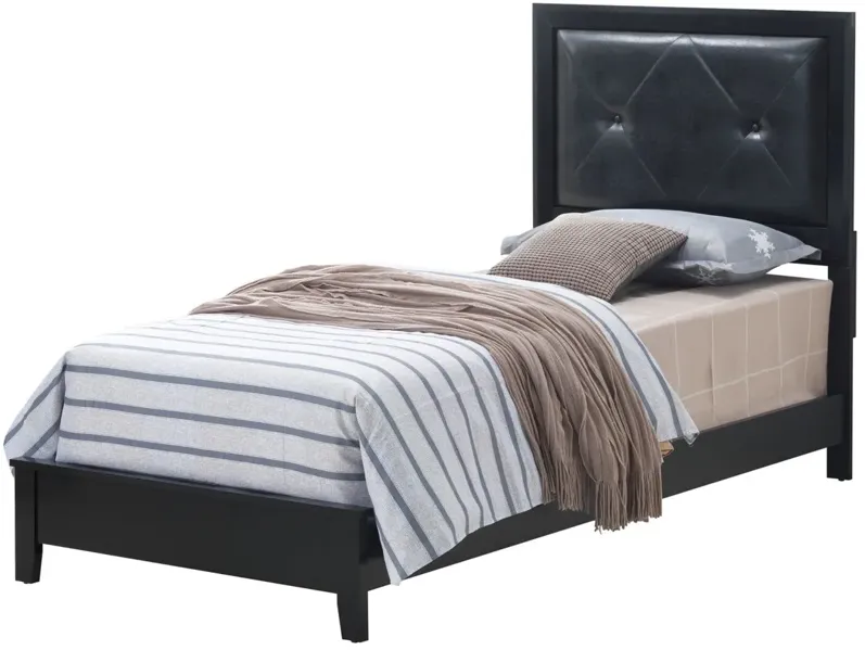 Primo 4-pc. Bedroom Set in Black by Glory Furniture