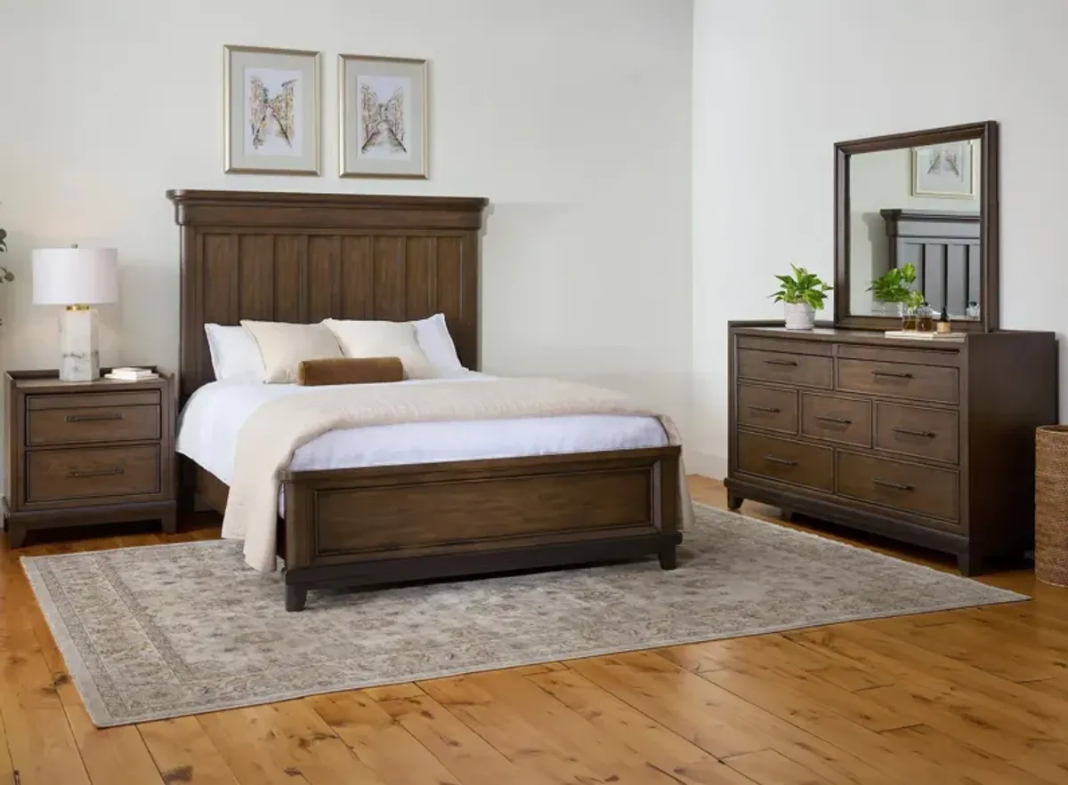 Prospect Park 4-pc. Bedroom Set in Brown by Davis Intl.