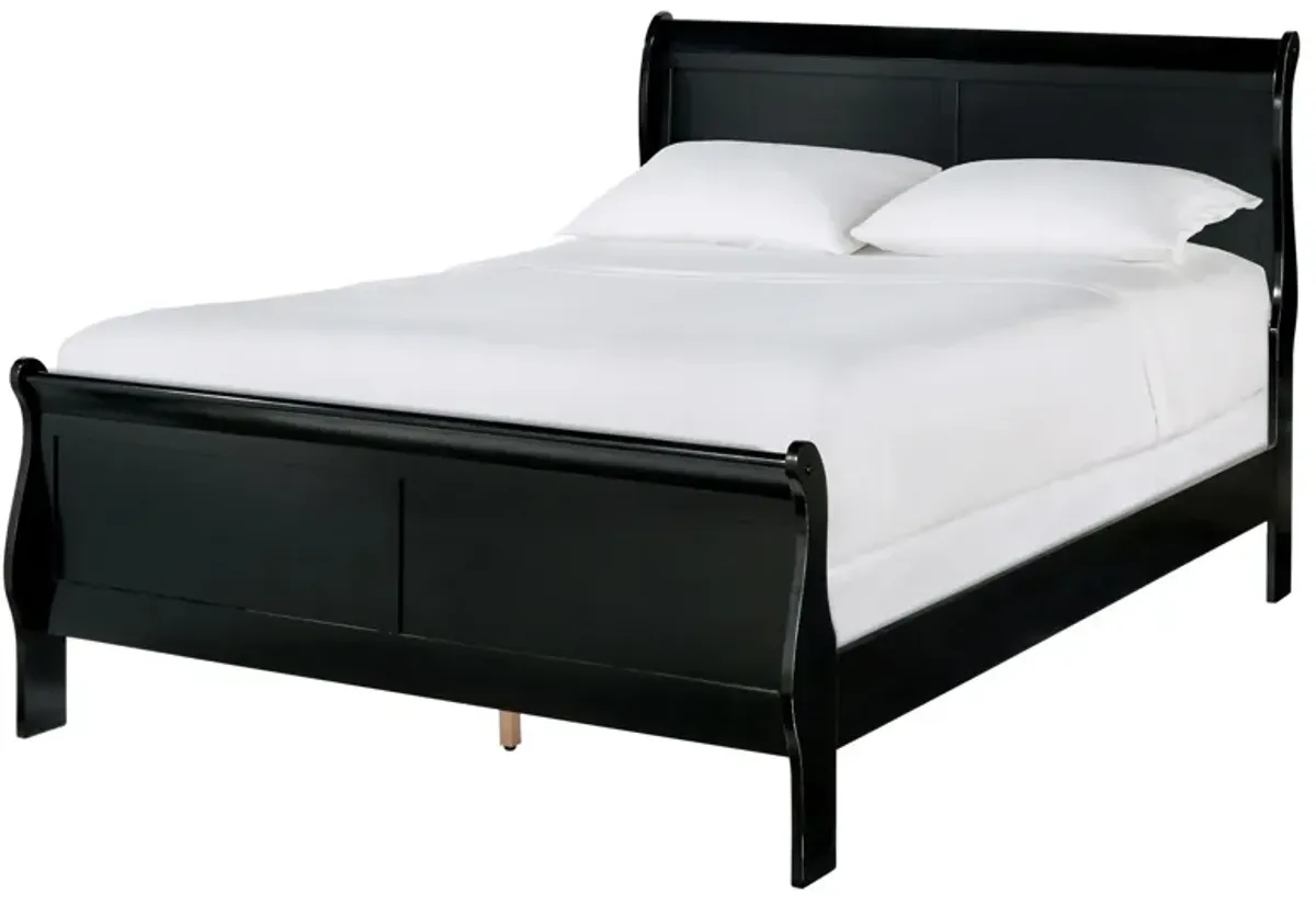 Edina Bed in Black by Homelegance