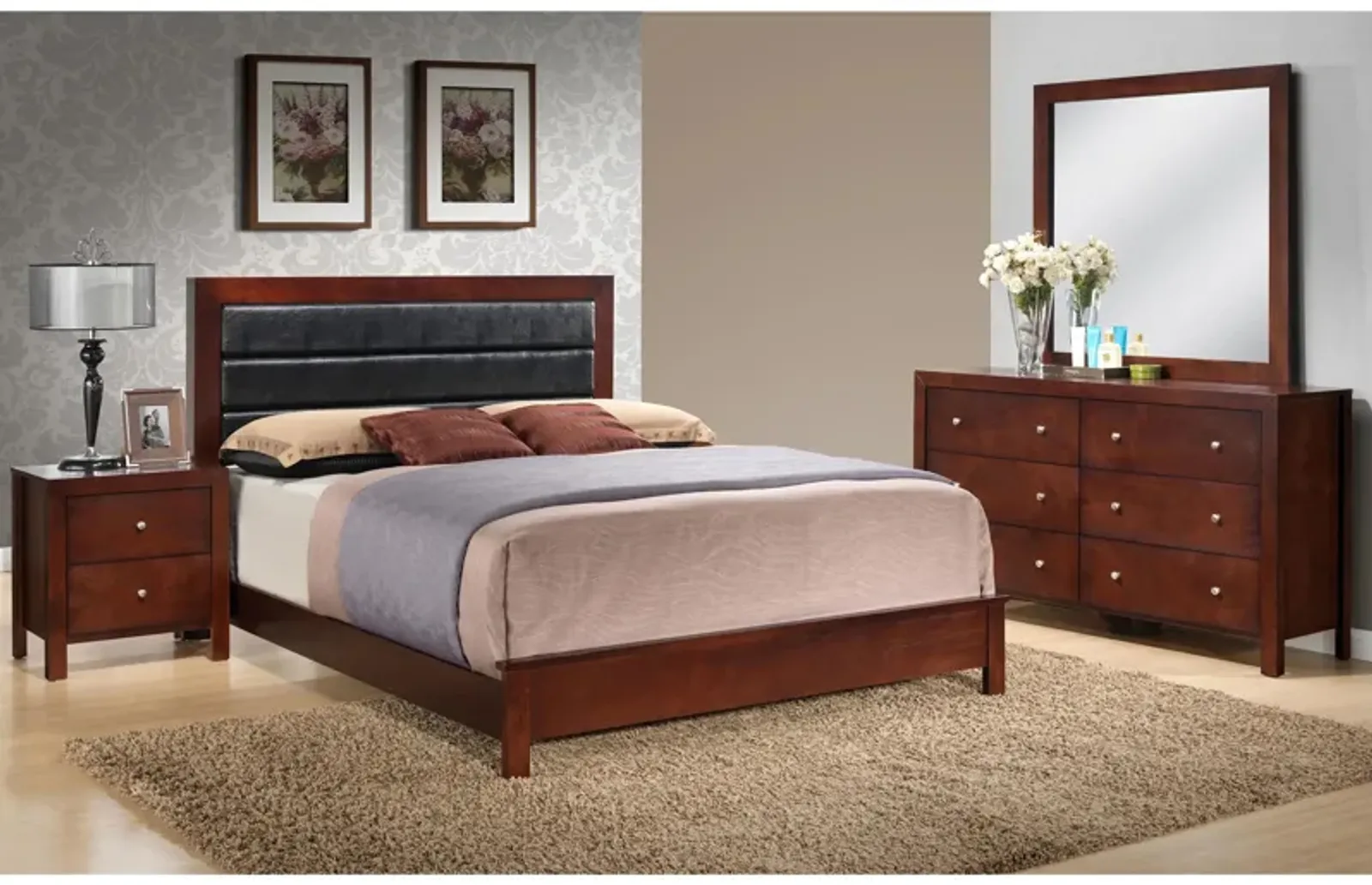 Burlington 4-pc. Upholstered Bedroom Set