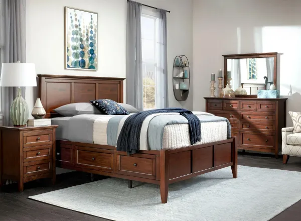 Westlake 4-pc. Platform Bedroom Set w/ Storage Bed