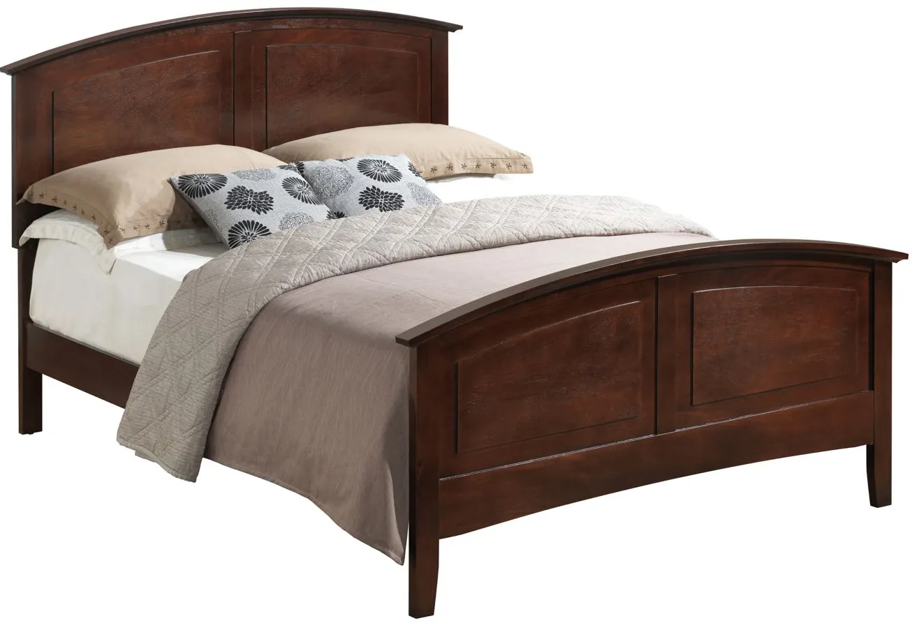 Hammond 4-pc. Panel Bedroom Set in Cappuccino by Glory Furniture