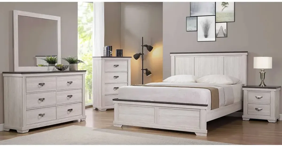 Leighton Bedroom Set in Vintage Linen & Rustic Grey by Crown Mark