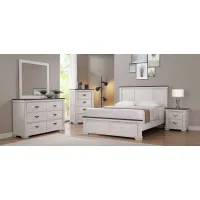 Leighton Bedroom Set in Vintage Linen & Rustic Grey by Crown Mark
