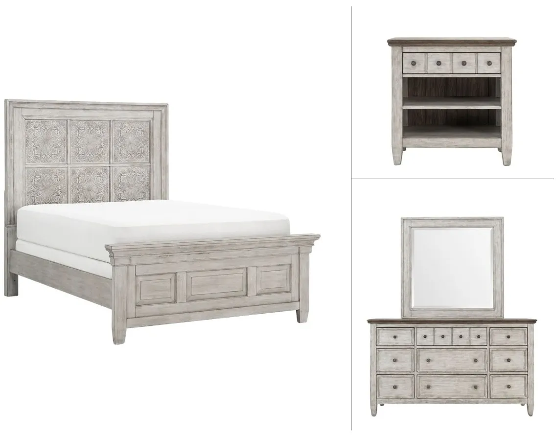 Magnolia Park 4-pc. Bedroom Set in White by Liberty Furniture