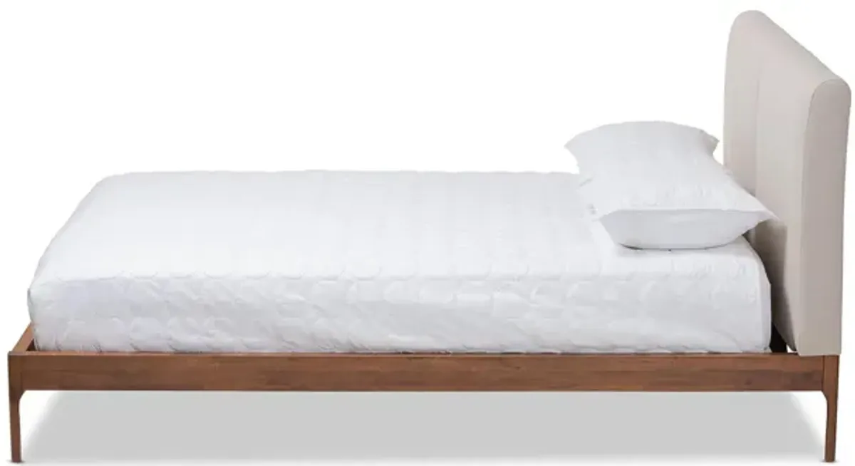 Aveneil Mid-Century Queen Size Platform Bed