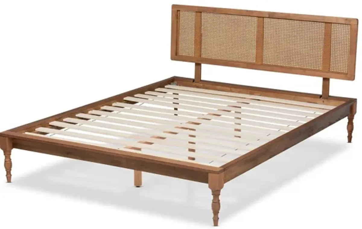 Romy Vintage Queen Size Platform Bed