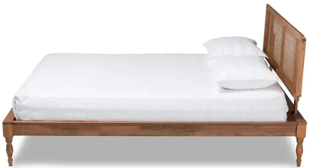 Romy Vintage Queen Size Platform Bed