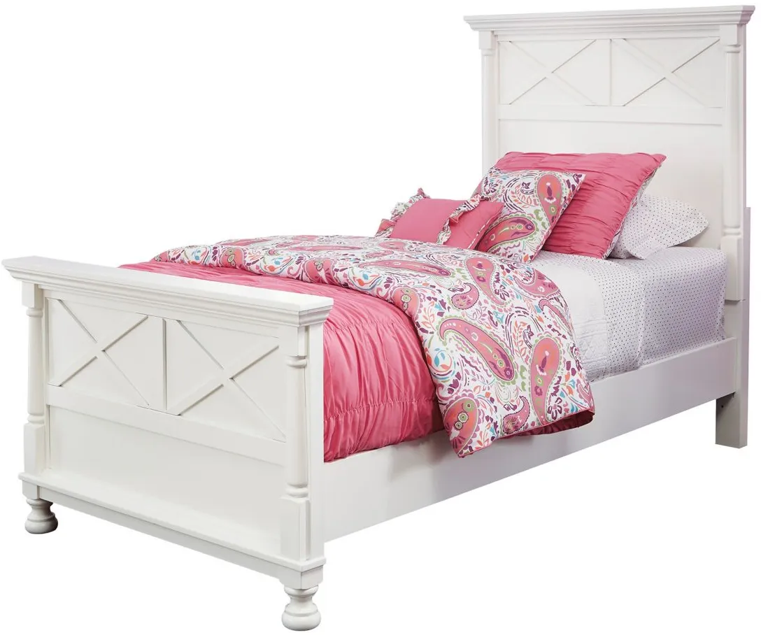 Eliza Bed in White by Ashley Furniture