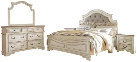Libbie 4-pc.. Bedroom Set in Chipped White by Ashley Furniture