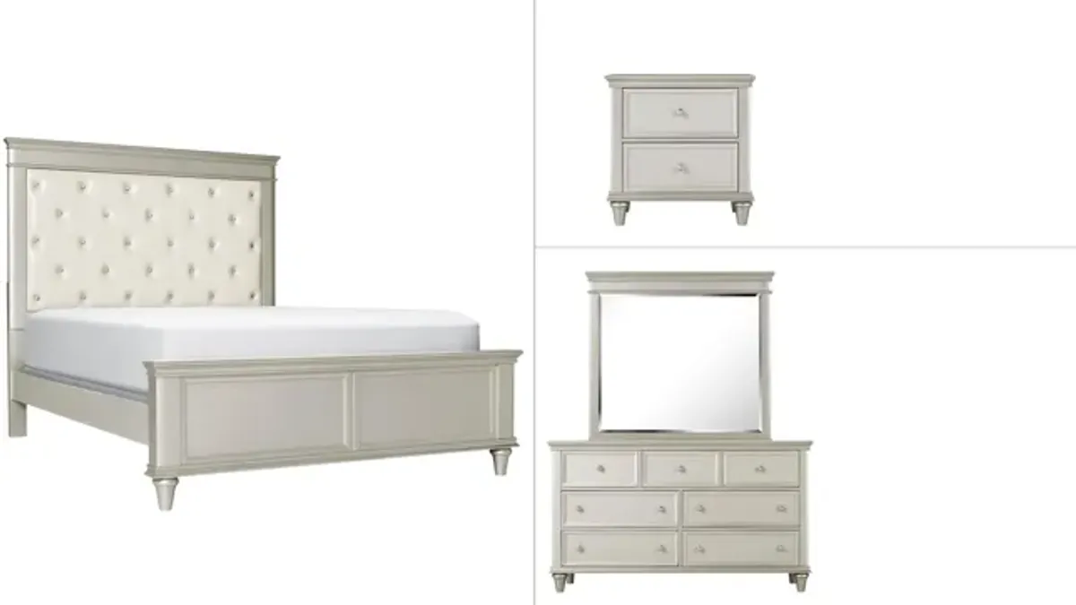 Tiffany 4-pc. Upholstered Bedroom Set