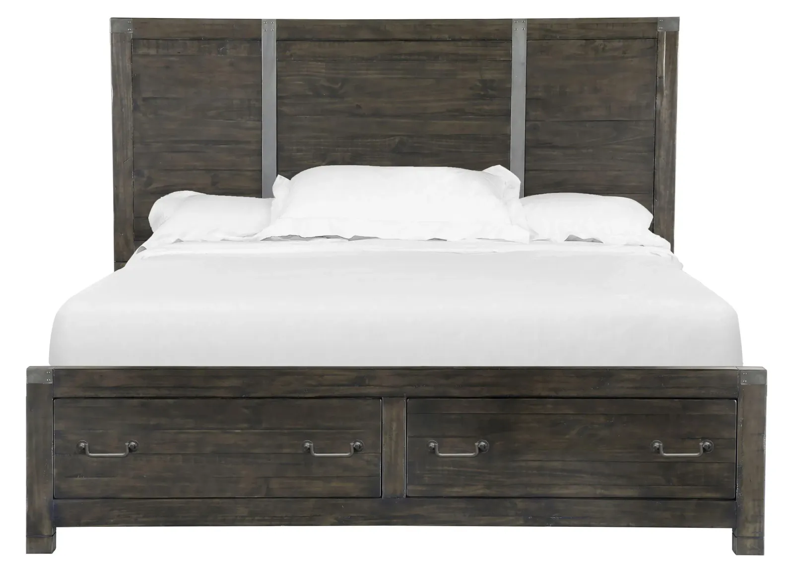 Abington Storage Bed in Weathered Charcoal by Magnussen Home