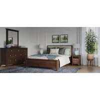 Urbane 4-pc. Queen Bedroom Set in Contempo Brown by Durham Furniture