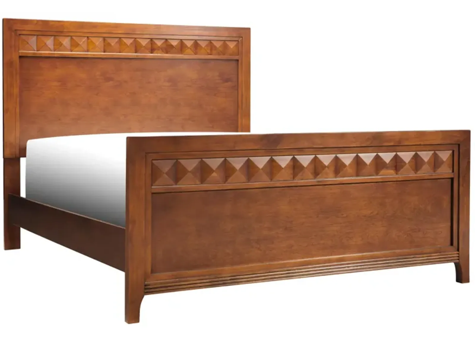 Shadow Panel Bed in Cherry by Davis Intl.