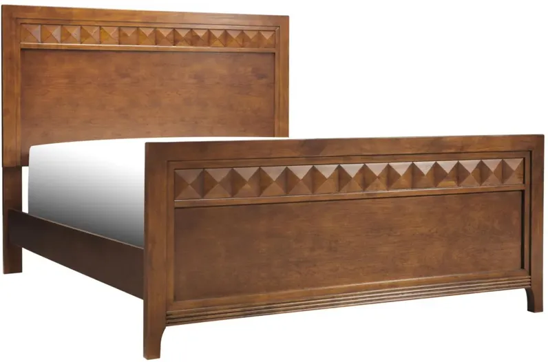 Shadow Panel Bed in Cherry by Davis Intl. by Raymour & Flanigan