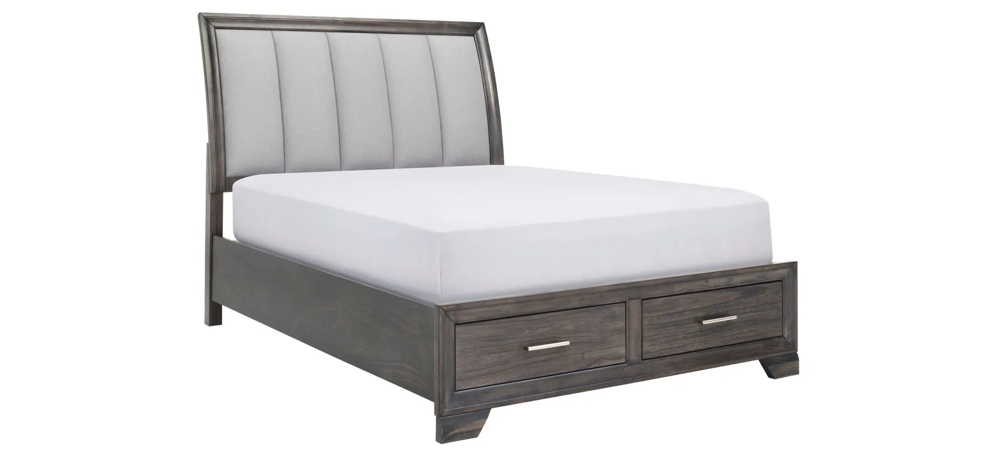 Wegner Storage Bed in Gray by Crown Mark