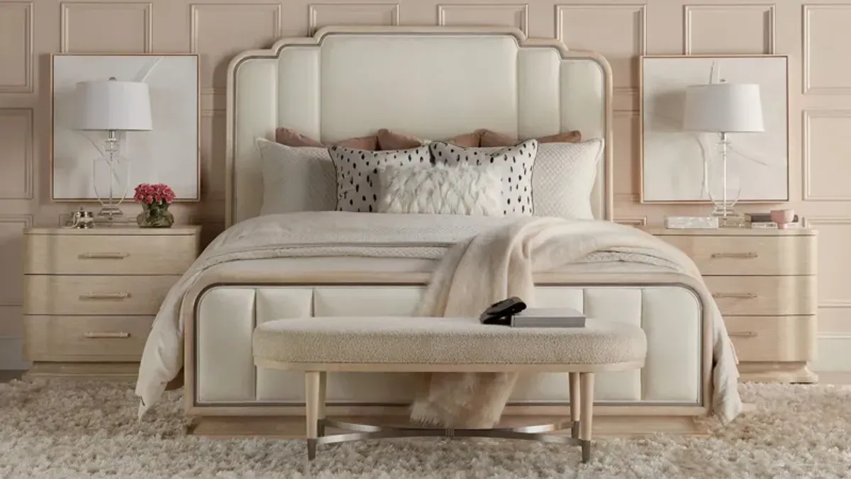 Nouveau Chic Upholstered Bed