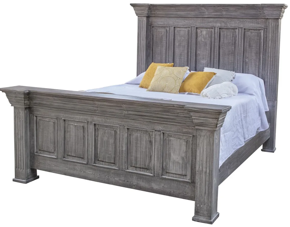 Terra Panel Bed in Gray by International Furniture Direct