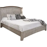 Pueblo Panel Bed in Gray by International Furniture Direct