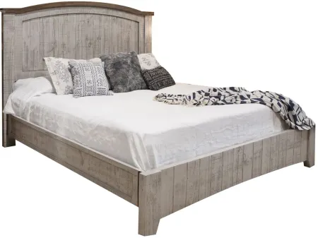 Pueblo Panel Bed in Gray by International Furniture Direct