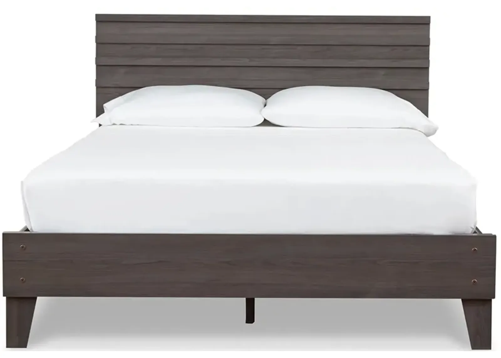 Brymont Panel Platform Bed in Dark Gray by Ashley Express