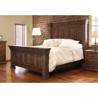 Terra Panel Bed in Chocolate by International Furniture Direct