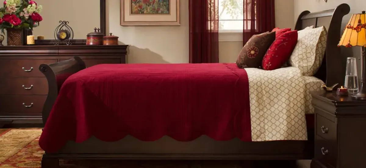 Charleston Sleigh Bed