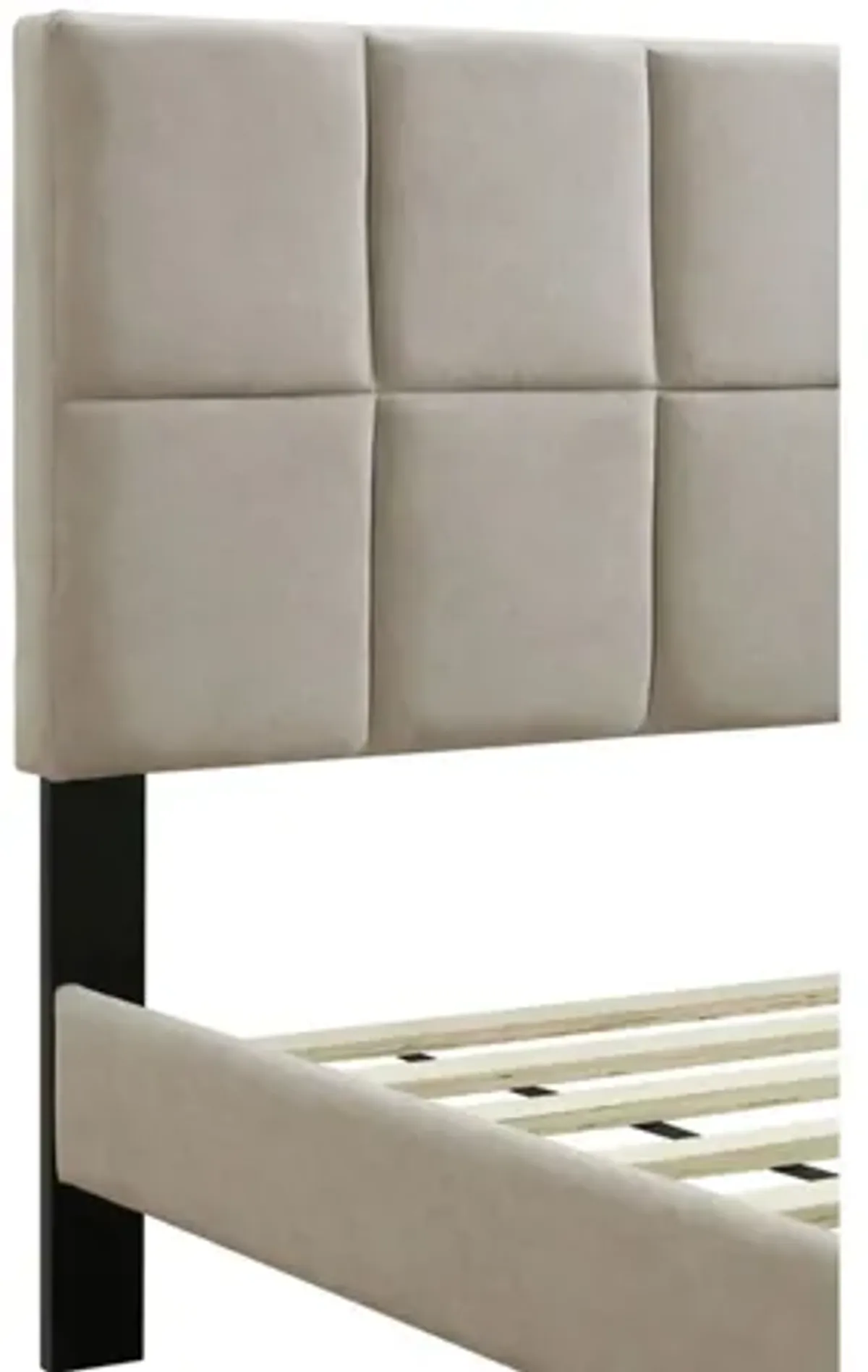 Evelyn Upholstered Bed w/ USB