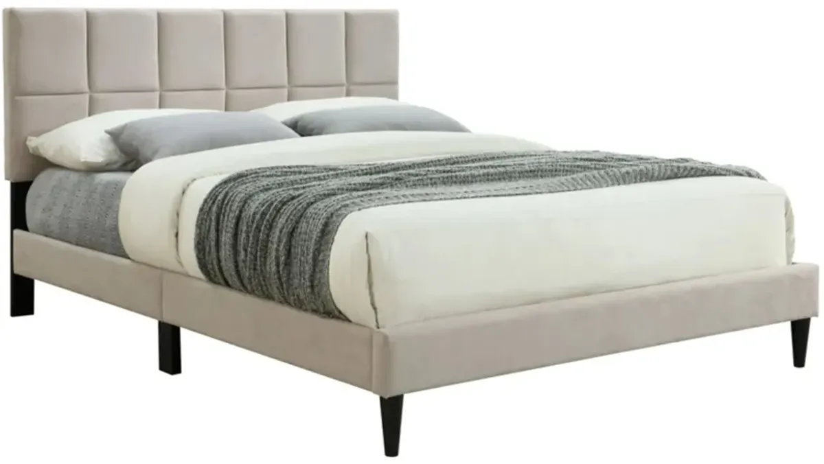 Evelyn Upholstered Bed w/ USB