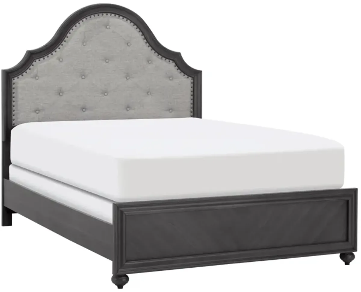 Hathaway Bed in Dark Gray by Davis Intl.