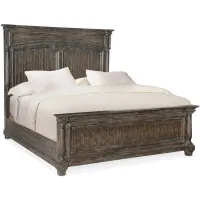Traditions Panel Bed in Dark Wood by Hooker Furniture