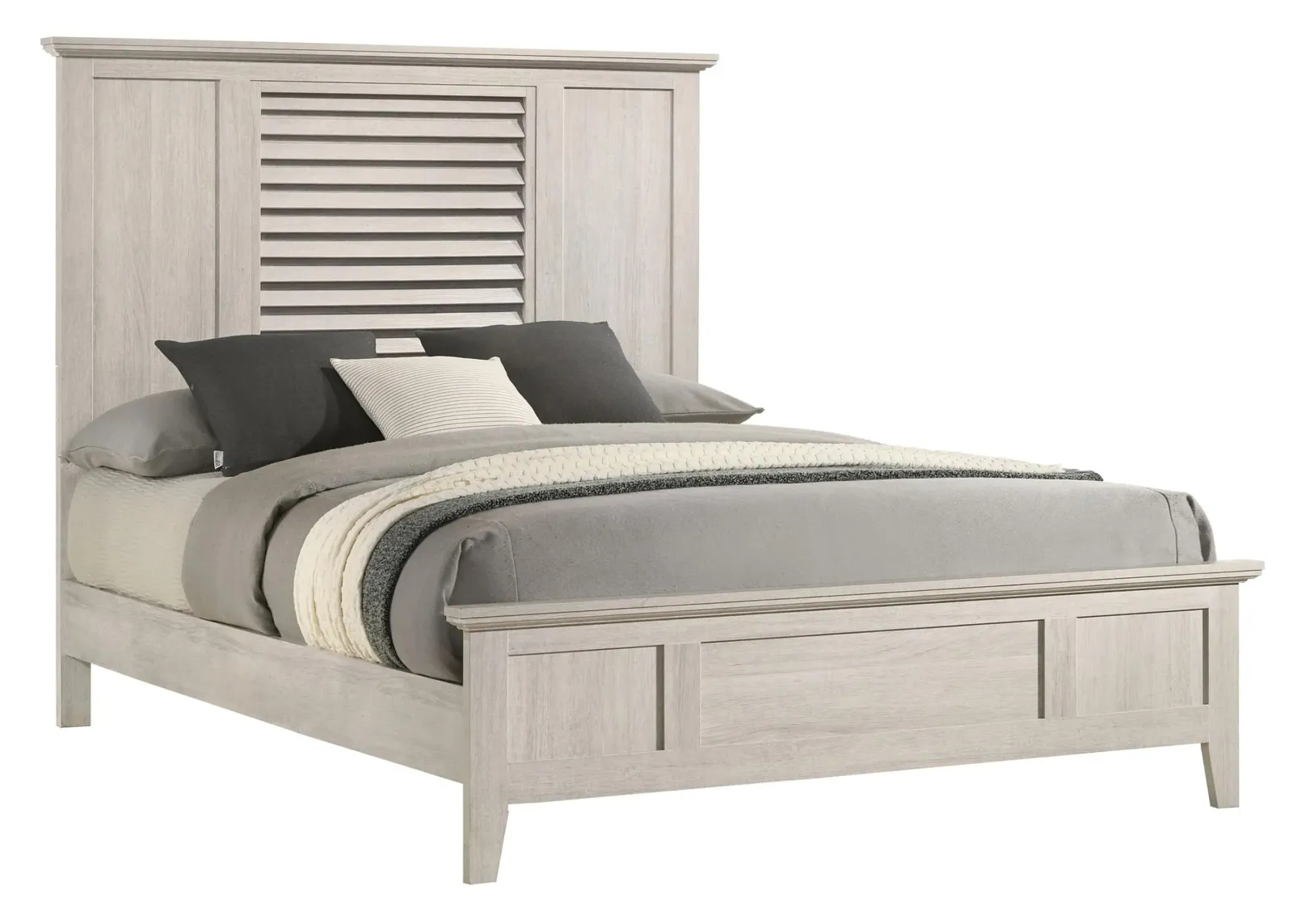 Sarter Bed in White by Crown Mark