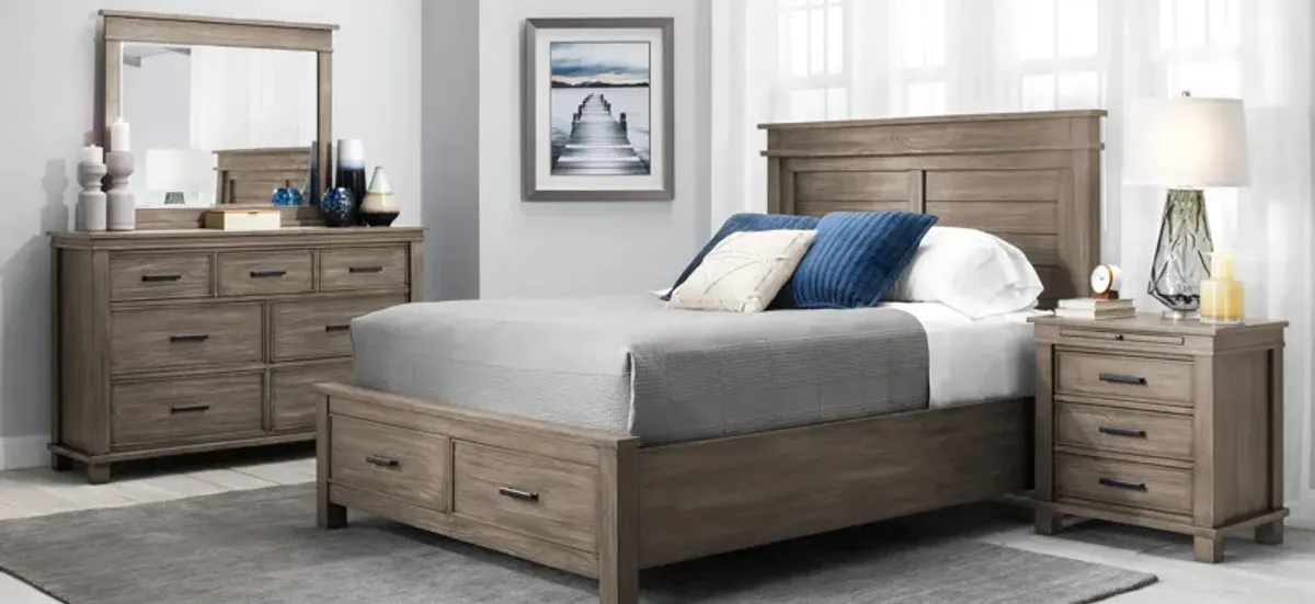 Hempstead Platform Storage Bed