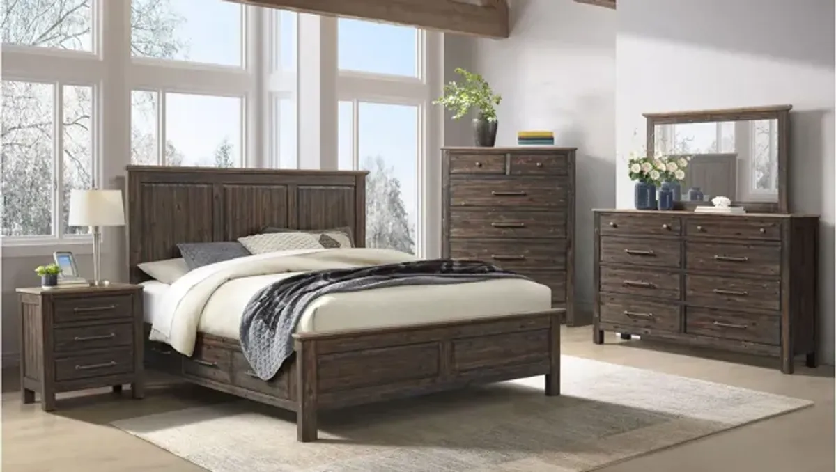 Transitions King Storage Bed