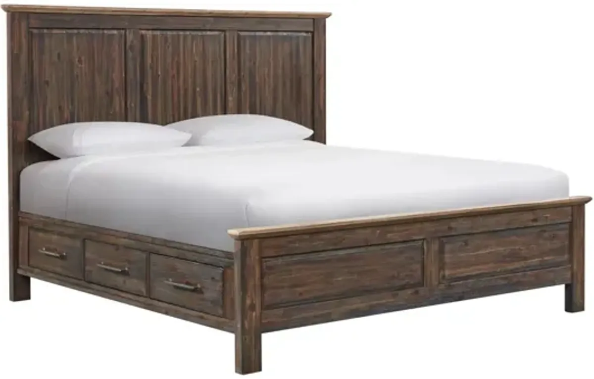 Transitions King Storage Bed