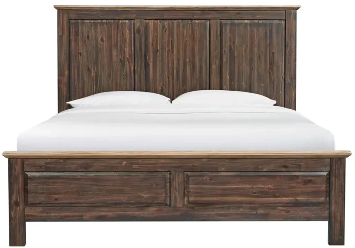 Transitions King Storage Bed in Driftwood and Sable by Intercon