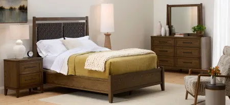 Oak Park Bed in Weathered Chestnut by Intercon