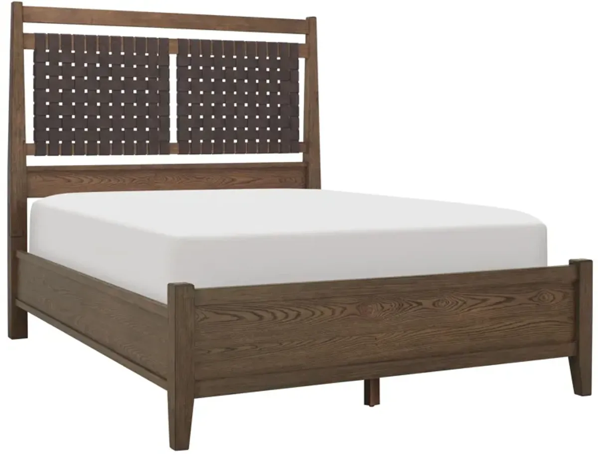 Oak Park Bed in Weathered Chestnut by Intercon