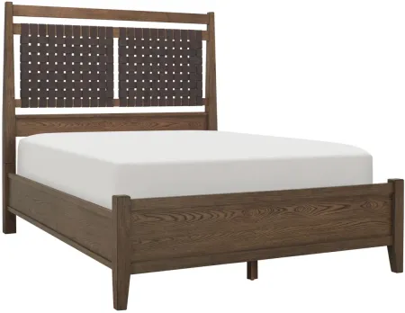 Oak Park Bed in Weathered Chestnut by Intercon