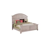 Sedona Eastern King Panel Bed in White by American Woodcrafters