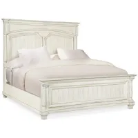 Traditions Panel Bed in Whites/Creams/Beiges by Hooker Furniture