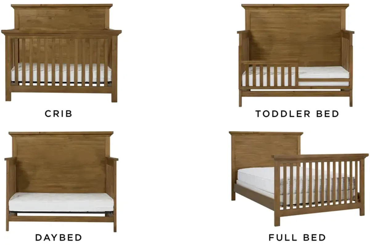 Wyatt Panel Convertible Crib with Conversion Kit