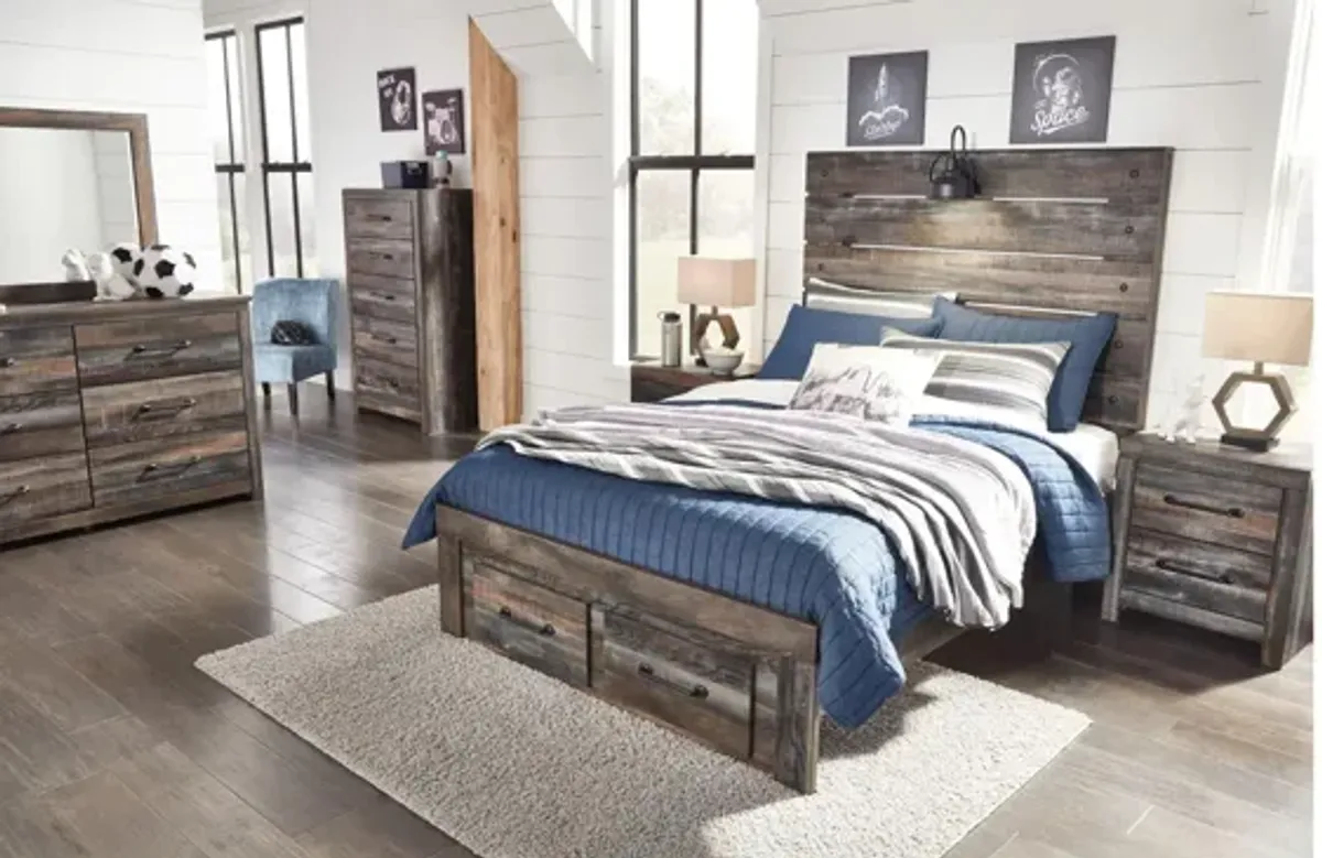 Luna 4-pc. Panel Bedroom Set w/Storage