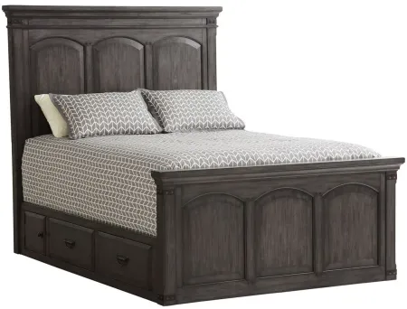 Larchmont Storage Bed in Brushed Antique Gray by Avalon Furniture