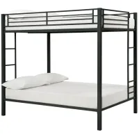 Parker F/F Bunk Bed in Black by DOREL HOME FURNISHINGS