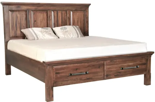 HillCrest Bed with Storage Footboard