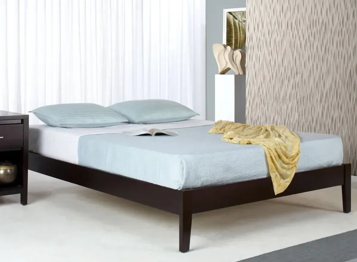 Nevis Platform Bed in Espresso by Bellanest