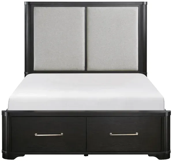 Maypop Platform Bed w/ Footboard Storage