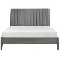Tasha California King Platform Bed in Wire Brushed Gray by Homelegance